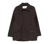 Ami Paris - Cappotto Doppiopetto Oversize con Collo Alto - - Coats - Uomo - Marrone - M