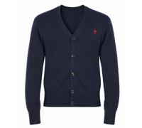 Ami Paris - Cardigan De Coeur - - Knitwear - Uomo - Blu - L