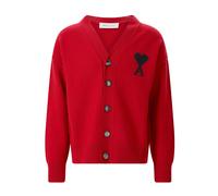 Ami Paris - Cardigan - - Knitwear - Uomo - Rosso - L