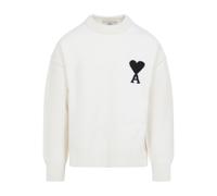 Ami Paris - Casual Crewneck Sweater - - Knitwear - Uomo - Bianco - XL