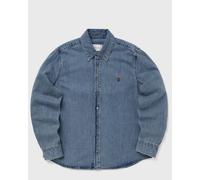 AMI Paris CONTRASTED AMI DE COEUR SHIRT men Longsleeves blue in taglia:M