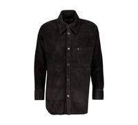 Ami Paris - Cotton Corduroy Side Slit Overshirt - - Jackets - Uomo - Grigio - M