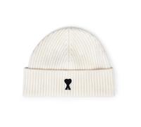 Ami Paris - Cuore Beanie Off White/Black - - Accessories - unisex - Bianco - ONE SIZE