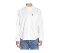 Ami Paris - De Coeur Boxy Long Sleeve Shirt - - Shirts - Uomo - Bianco - 2XL