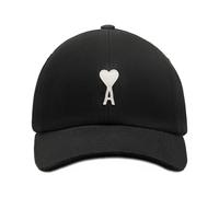 Ami Paris - De Coeur Cap - - Accessories - Uomo - Nero - ONE SIZE