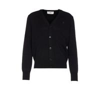 Ami Paris - De Coeur Cardigan - - Knitwear - Uomo - Nero - L