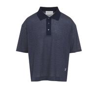 Ami Paris - De Coeur Polo - - Tops - Uomo - Blu - XS