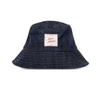 Ami Paris - Denim Label-Detail Bucket Hat - - Accessories - unisex - Blu - 56 CM