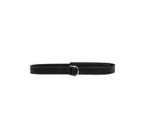 Ami Paris - Double Buckle Belt - - Accessories - Donna - Nero - S