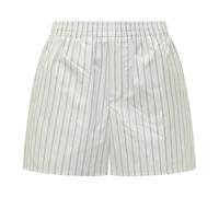 Ami Paris - Elasticated Striped Shorts - - Shorts - Donna - Bianco - XS