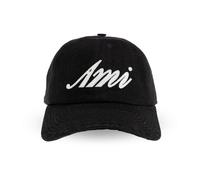 Ami Paris - Felt Patch Cap - - Accessories - unisex - Nero - ONE SIZE