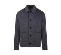 Ami Paris - Giacca Boxy Abbottonata - - Jackets - Uomo - Grigio - S
