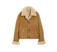 Ami Paris - Gilet in shearling e suede - Cammello - - Jackets - Donna - Marrone - M