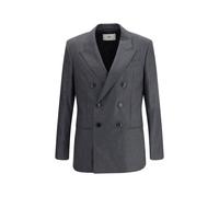 Ami Paris Gray Fleece Wool Blazer - IT44 | XS