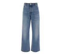 Ami Paris - Jeans a Gamba Larga con Patch Logo - - Jeans - Uomo - Blu - W34
