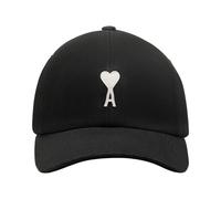 Ami Paris - Logo Patch Cap - - Accessories - unisex - Nero - ONE SIZE