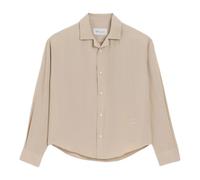 Ami Paris - Long Sleeve Boxy Shirt - - Shirts - Uomo - Beige - XL