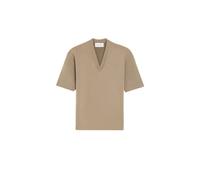 Ami Paris - Maglia a V Double-Face - - Knitwear - Donna - Marrone - S