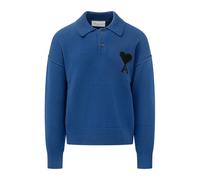 Ami Paris - Maglia Polo con ADC - - Tops - Donna - Blu - XS