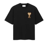 Ami Paris - Nera Teeshirt Patch Polos - - Tops - Uomo - Nero - M