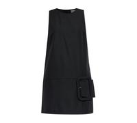 Ami Paris - New Wool Belted Mini Dress - - Dresses - Donna - Nero - XS