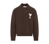 Ami Paris - Polo ADC - - Knitwear - Uomo - Marrone - S