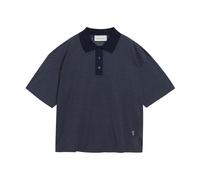 Ami Paris - Polo Boxy Fit a Righe con Patch Ami De Coeur - - Tops - Uomo - Multicolore - L
