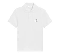 Ami Paris - Polo Contrasted de Coeur - - Tops - Uomo - Bianco - S