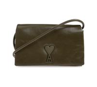 Ami Paris - Portafoglio a tracolla in pelle - - Accessories - unisex - Verde - ONE SIZE