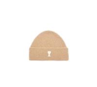 Ami Paris - Quota Beanie con Ami de Coeur - - Accessories - Donna - Beige - ONE SIZE