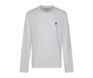Ami Paris - Quota T-shirt a maniche lunghe - - Tops - Uomo - Bianco - L