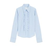 Ami Paris - Ruffled Striped Shirt - - Blouses & Shirts - Donna - Blu - S