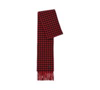 Ami Paris - Sciarpa Classica a Quadri in Lana - - Accessories - Donna - Rosso - ONE SIZE