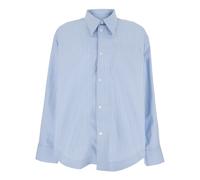 Ami Paris - Sharp Collar Ami De Coeur Wide Shirt - - Shirts - Uomo - Blu - L