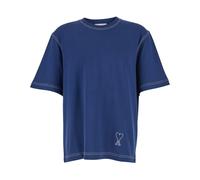 Ami Paris - Short Sleeves Boxy Fit Tee - - Tops - Uomo - Blu - M