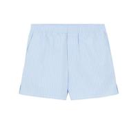 Ami Paris - Striped Logo Short - - Shorts - Donna - Blu - S