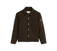 Ami Paris - Surchemise Boutonnée Laine - - Jackets - Uomo - Marrone - L