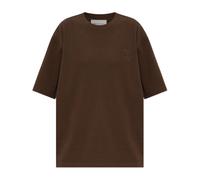 Ami Paris - T-shirt con logo - - Tops - Donna - Marrone - S