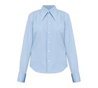 Ami Paris - The Cotton Shirt - - Blouses & Shirts - Donna - Blu - S
