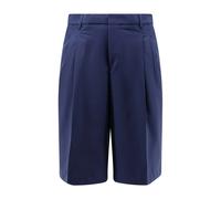 Ami Paris - Virgin Wool Pleated Shorts - - Shorts - Uomo - Blu - W38