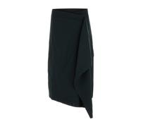 Ami Paris - Wool Midi Wrapped Skirt - - Skirts - Donna - Nero - S