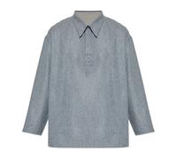 Ami Paris - Wool Polo - - Knitwear - Uomo - Grigio - S