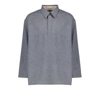 Ami Paris - Wool Polo Shirt - - Tops - Uomo - Grigio - M