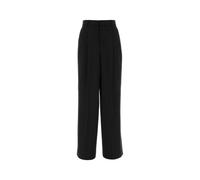 Ami Paris - Wool Wide-Leg Pant - - Trousers - Donna - Nero - S