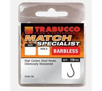 Ami Trabucco Match Specialist Barbless Pesca Carpa Feeder Con Occhiello|senza Ardiglione 15 Pezzi (12)