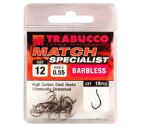 Ami Trabucco Match Specialist Barbless Pesca Carpa Feeder Con Occhiello|senza Ardiglione 15 Pezzi (12)