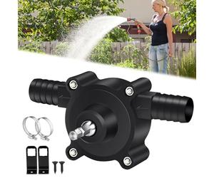 Amiarc Pompa di perforazione per acqua, trapano elettrico, pompa dell'acqua, pompa manuale, pompa di trasferimento di perforazione portatile, piccola pompa dell'acqua per rimuovere acqua, olio,