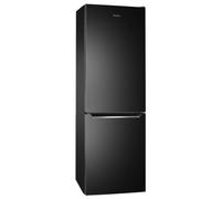 Amica AKG 3870 S Frigorifero/Congelatore/Doppia porta / 170 (H) x 54 (B) / Acciaio inossidabile nero/Cassetto VitControlPlus/Mai più sbrinamento grazie a TotalNoFrost