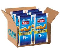 Amica Chips Cornetto Patatine Gusto Formaggio Formato Multipack con all'interno 6 Buste da 25g, 150g [BOX da 6 Confezioni]