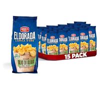 AMICA Chips | Eldorada Patatine Ricetta con Olio di Oliva, Lenta Cottura, Taglio Spesso e Croccante, Senza Glutine, 15 Pezzi x 130 gr